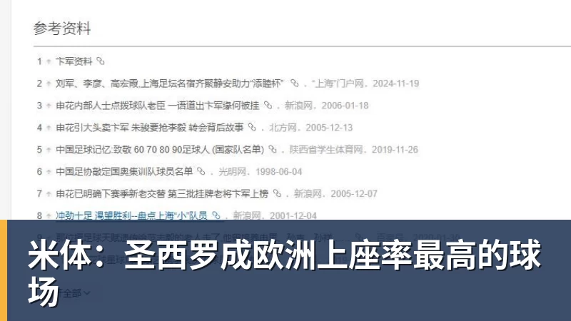 FB体育米体:圣西罗成欧洲上座率最高的球场